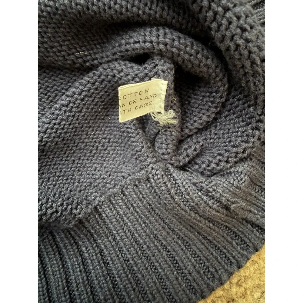 Vintage 90s Newport Bermuda Pullover Knit Mens Sweater Large Navy Sports Shop‎